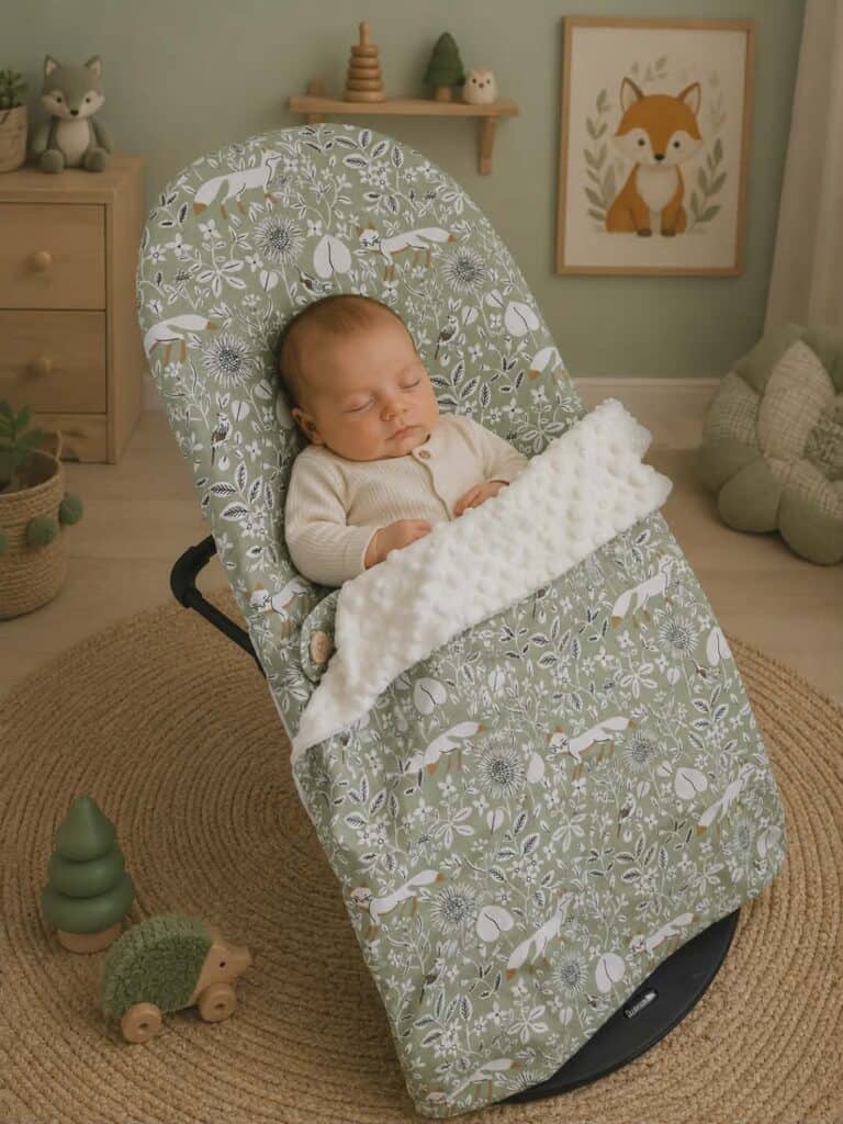 housse de transat babybjorn Housse de transat BabyBjörn, confections artisanale