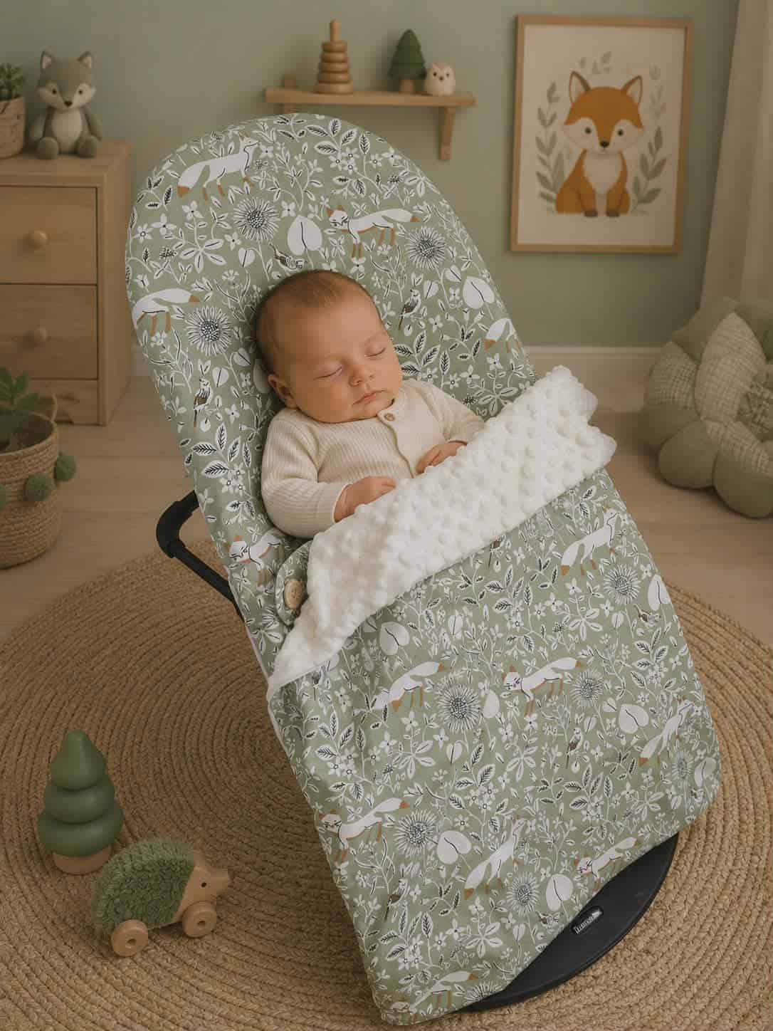 housse de transat babybjorn Housse de transat BabyBjörn, confections artisanale